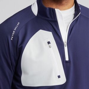 🔥BNWT🔥 Peter Millar Men's Verge Performance Jacket in Navy and White (Size M)